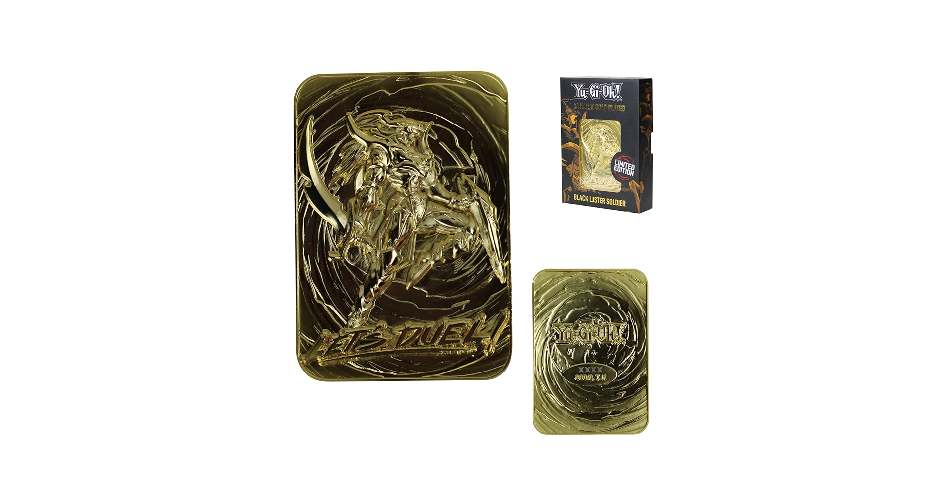 遊戯王　24 KARAT GOLD PLATED Yu-Gi-Oh 24 Karat Gold Plated Metal Card Limited Edition